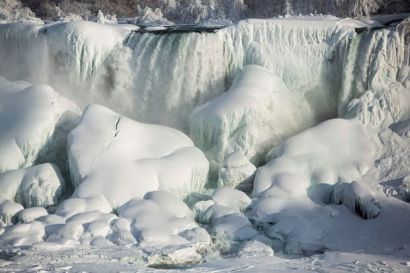 Lenyűgöző fotók - Befagyott a Niagara