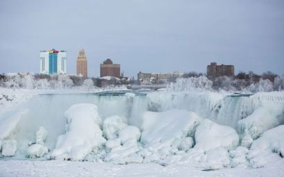 Lenyűgöző fotók - Befagyott a Niagara